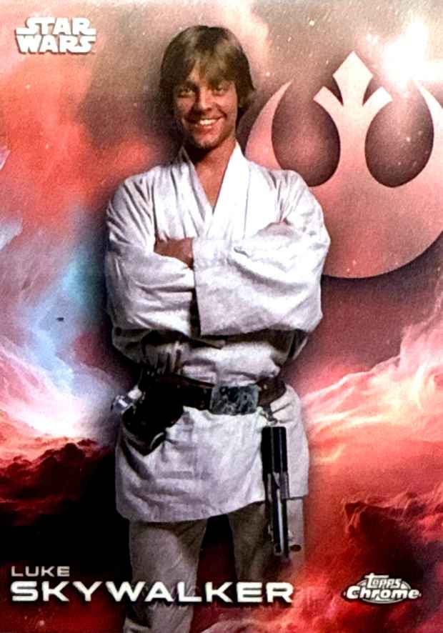 Luke Skywalker 2025 Topps Chrome Star Wars Luke Skywalker Base Card-#83