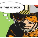 Luke Skywalker Comic Art Shooting Death Star