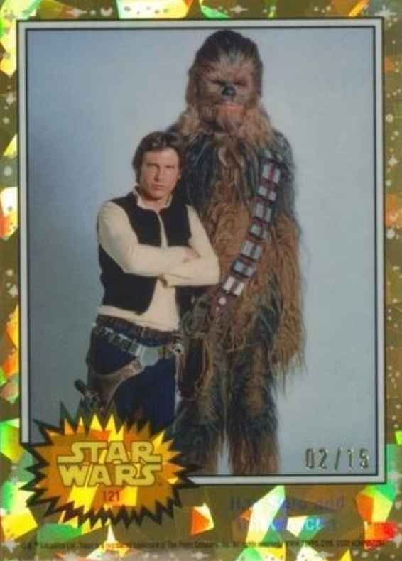 2022 Topps Star Wars Sapphire Gold Han Solo & Chewbacca #121